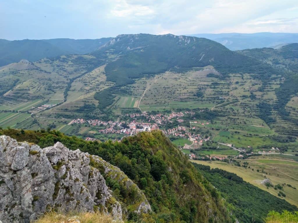 Vedere de pe Vârful Colții Trascăului