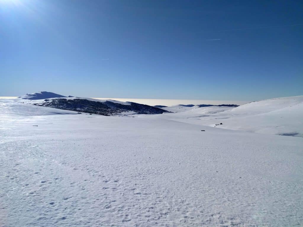 Platoul Bucegi iarna