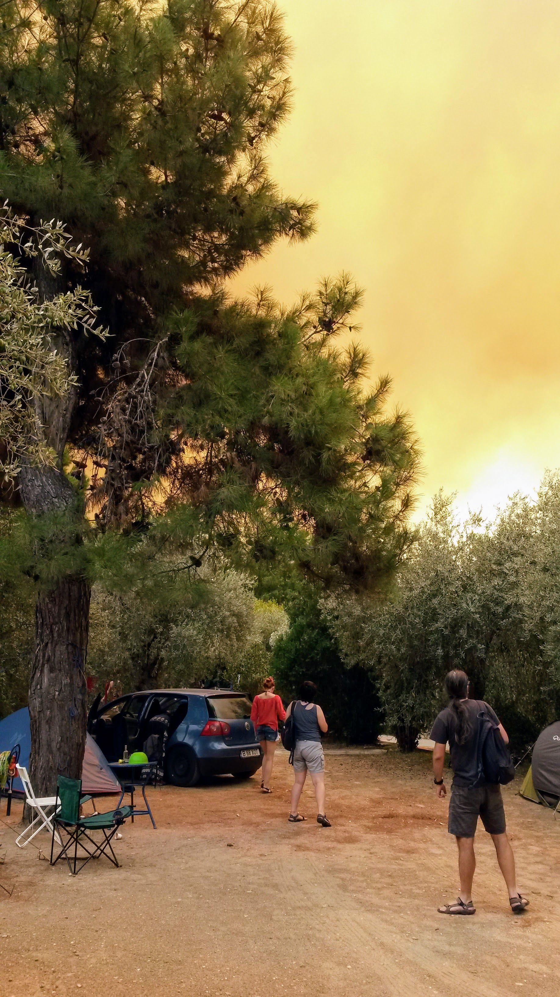 Thasos în flăcări. Focul a început pe 10 septembrie 2016