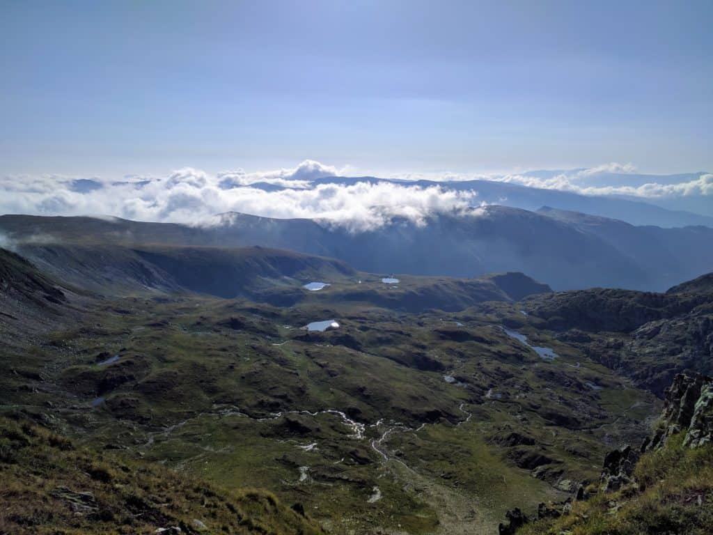 Vedere de pe Hârtopul Darei (2506 m)