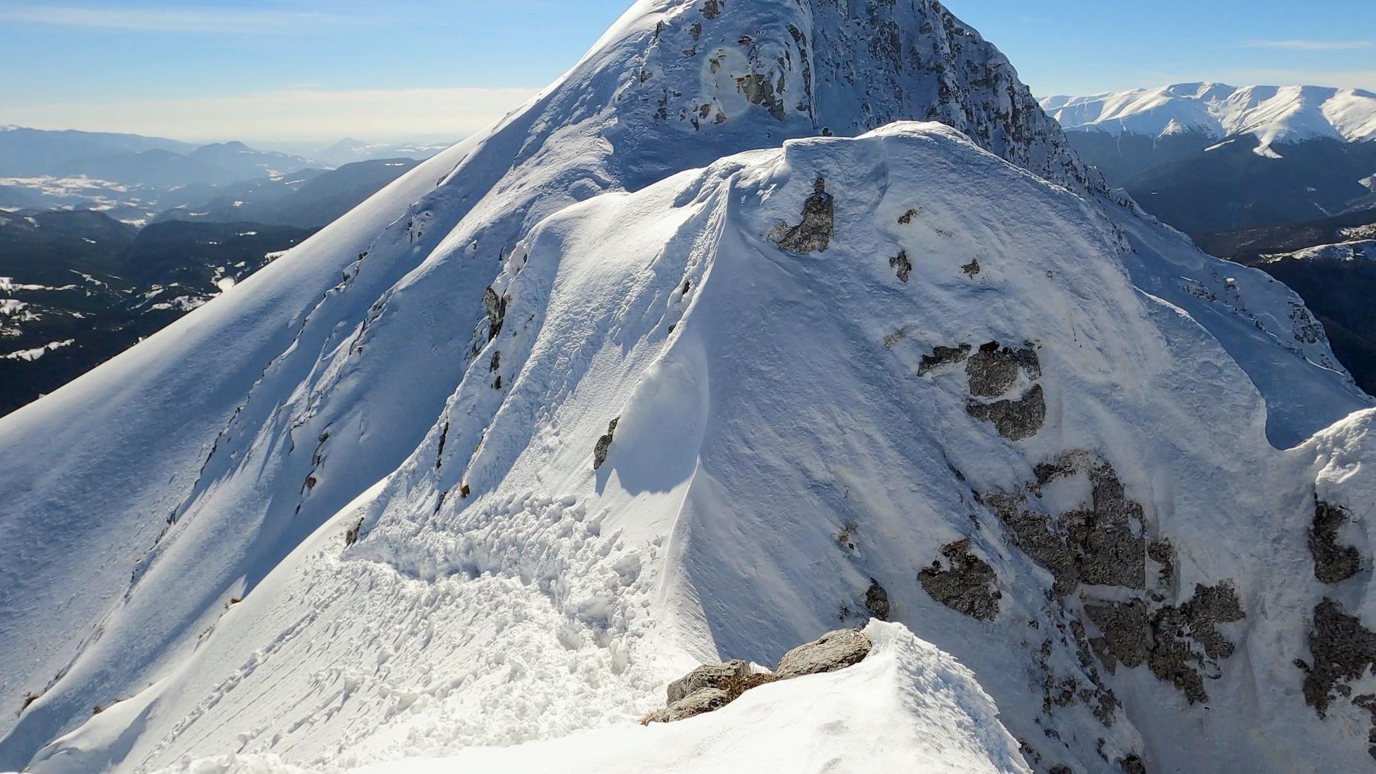 Piatra Craiului: creasta nordică iarna