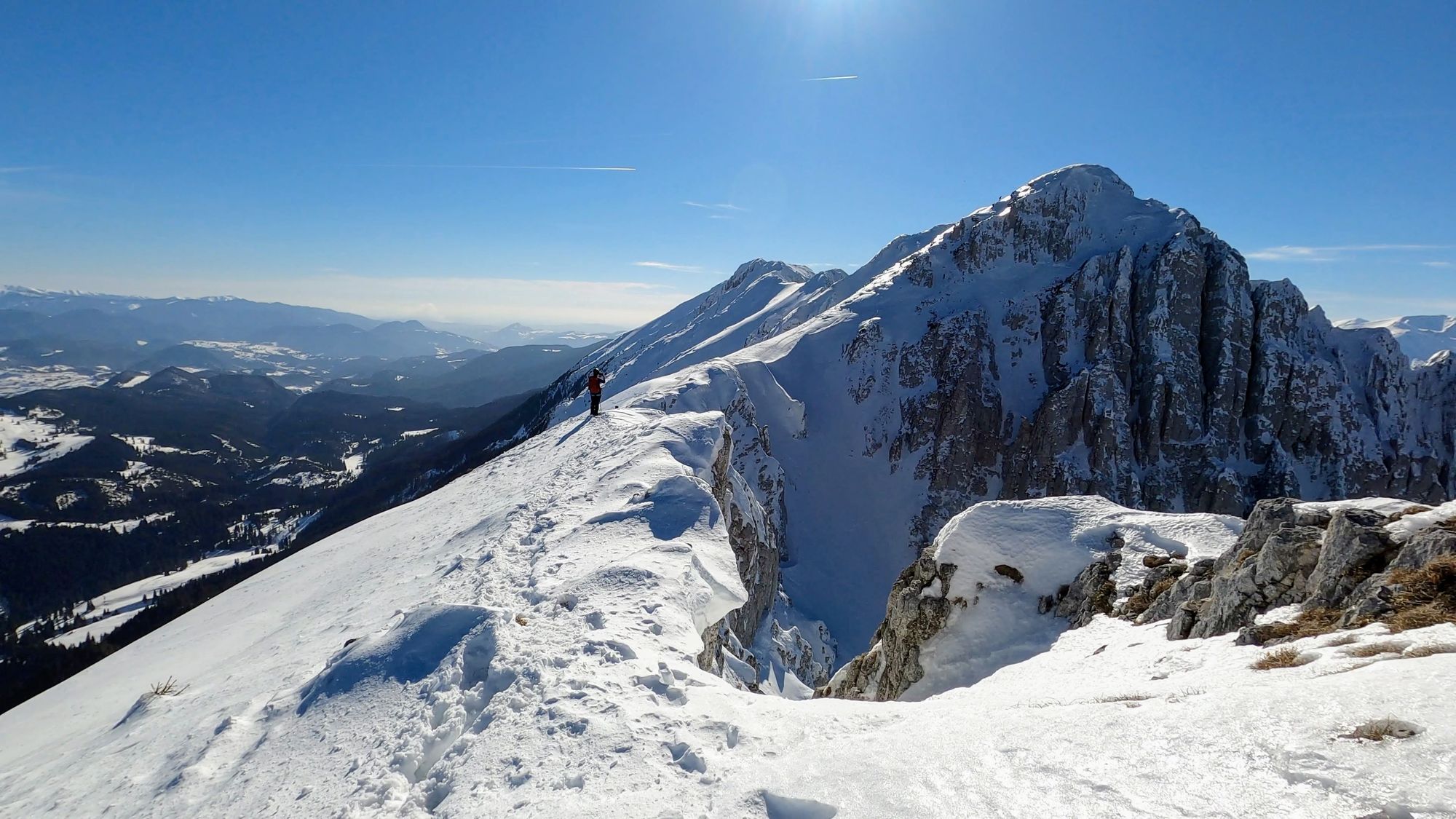 Piatra Craiului: creasta nordică iarna