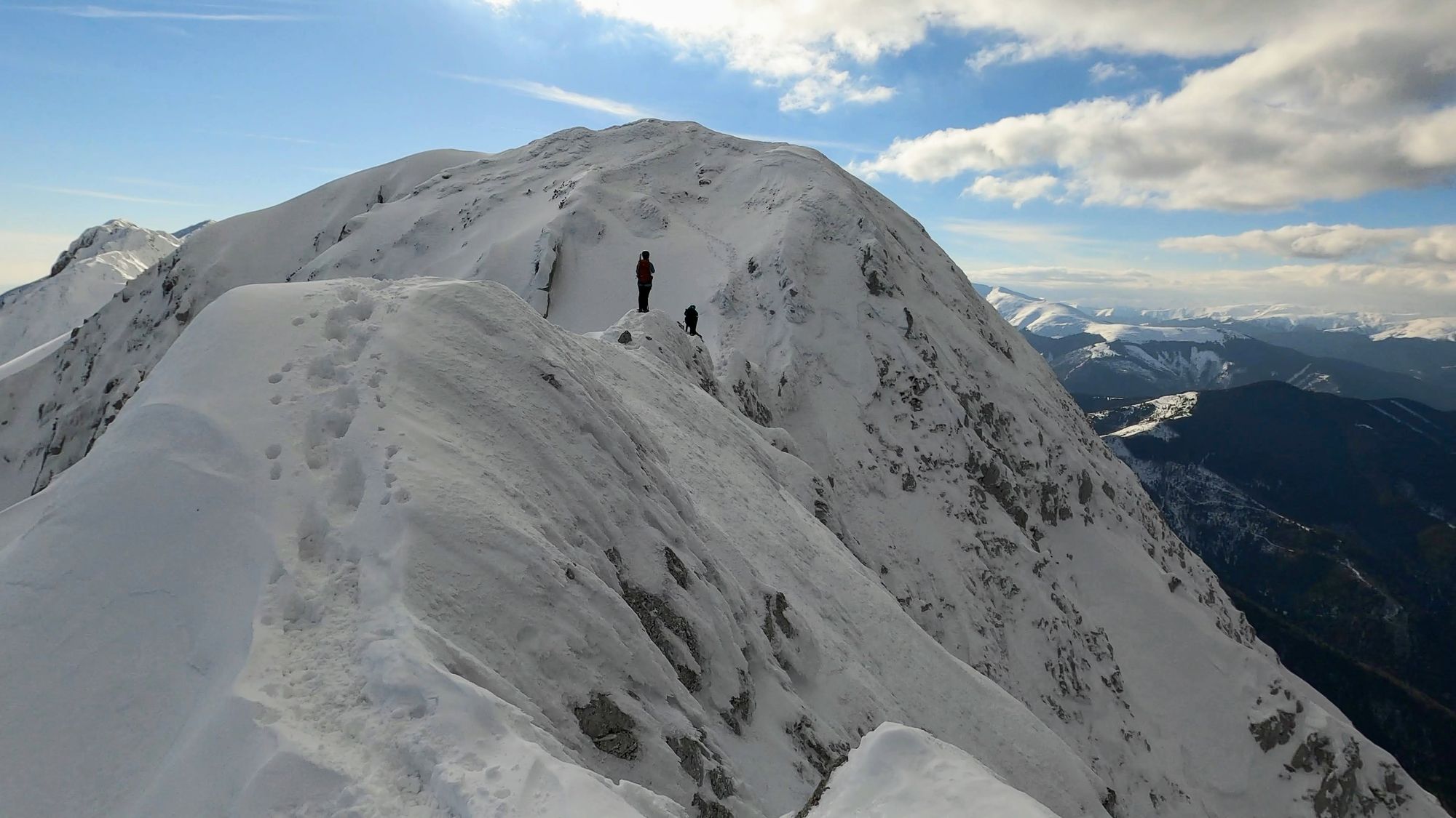 Piatra Craiului: creasta nordică iarna