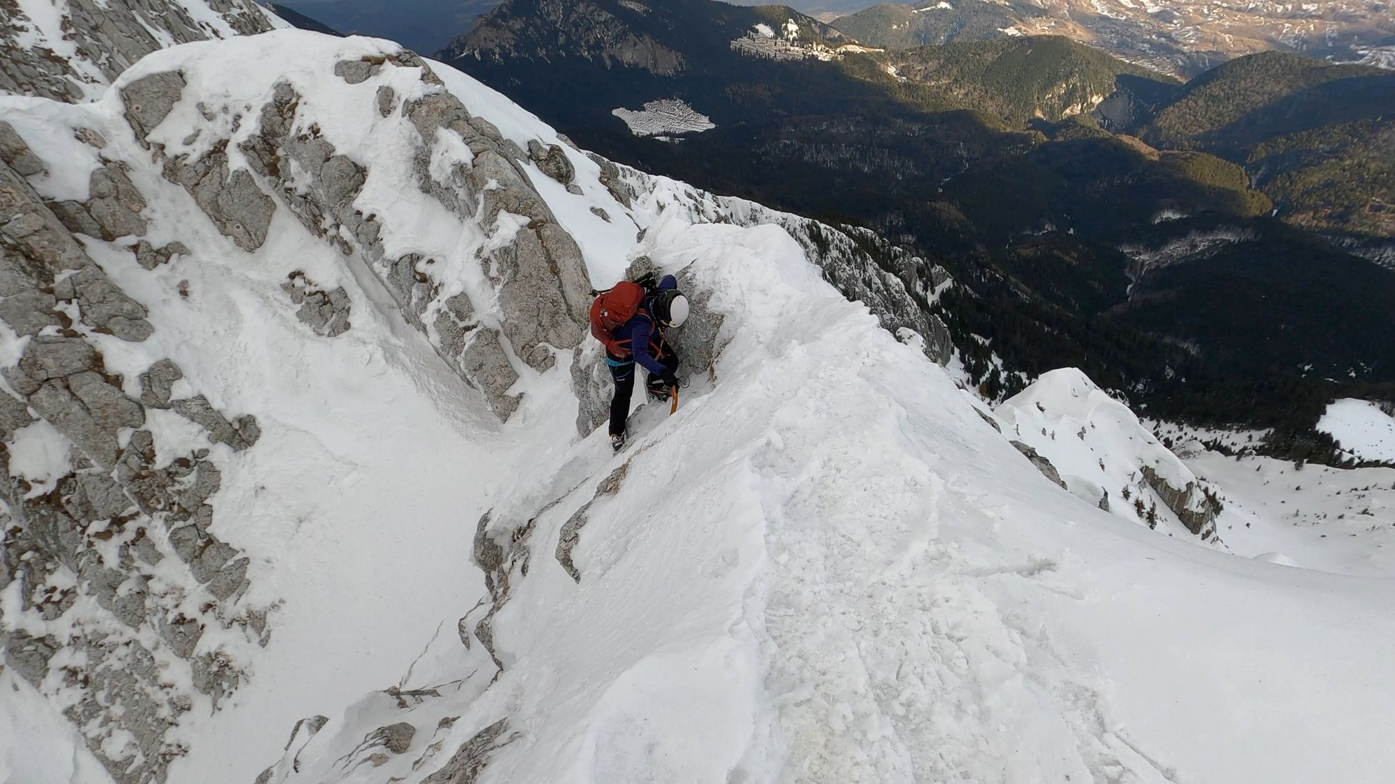 Piatra Craiului: creasta nordică iarna