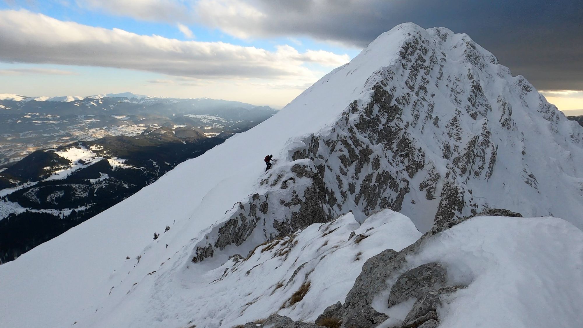 Piatra Craiului: creasta nordică iarna