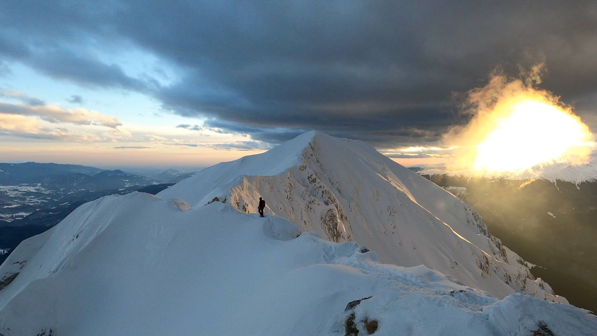 Piatra Craiului: creasta nordică iarna