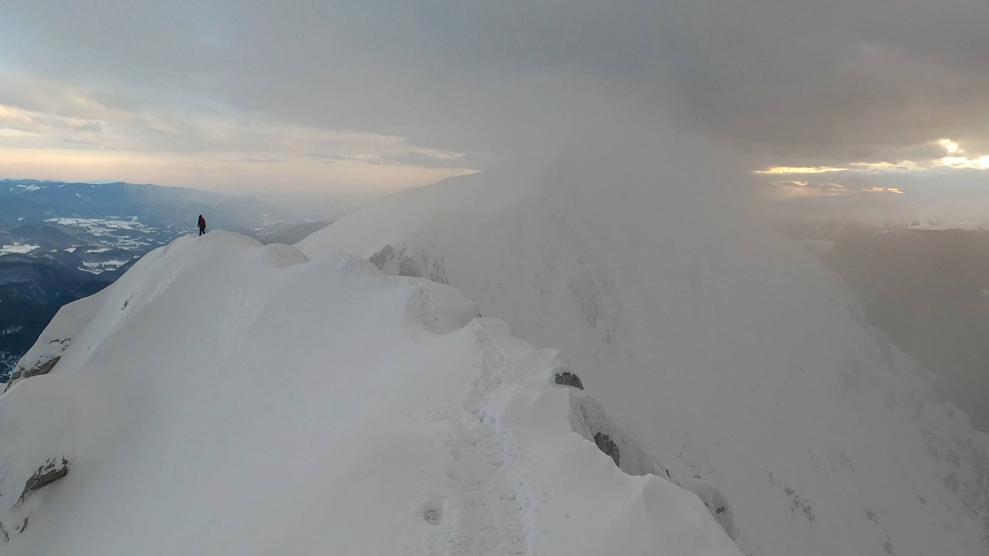 Piatra Craiului: creasta nordică iarna