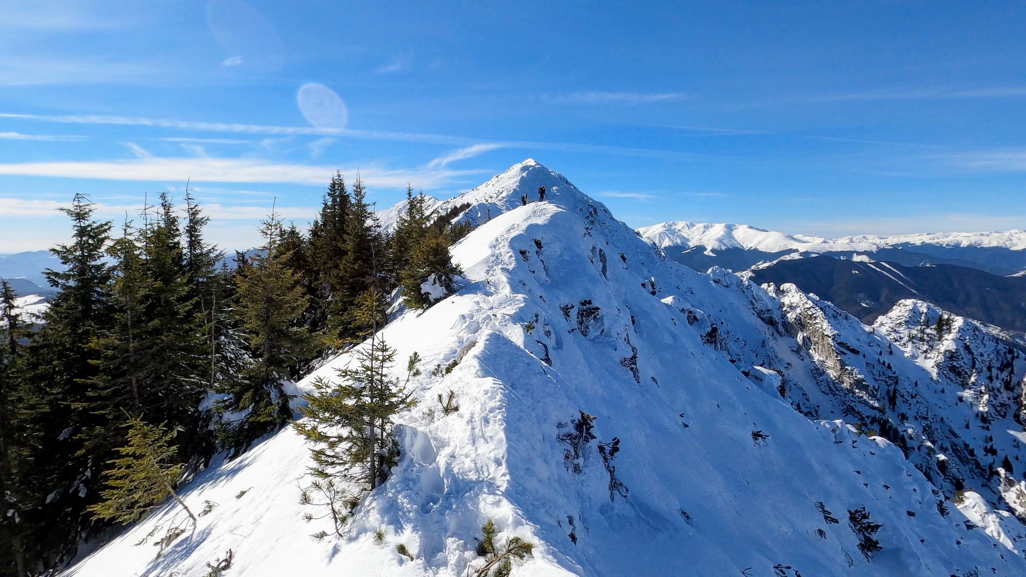 Piatra Craiului: creasta nordică iarna