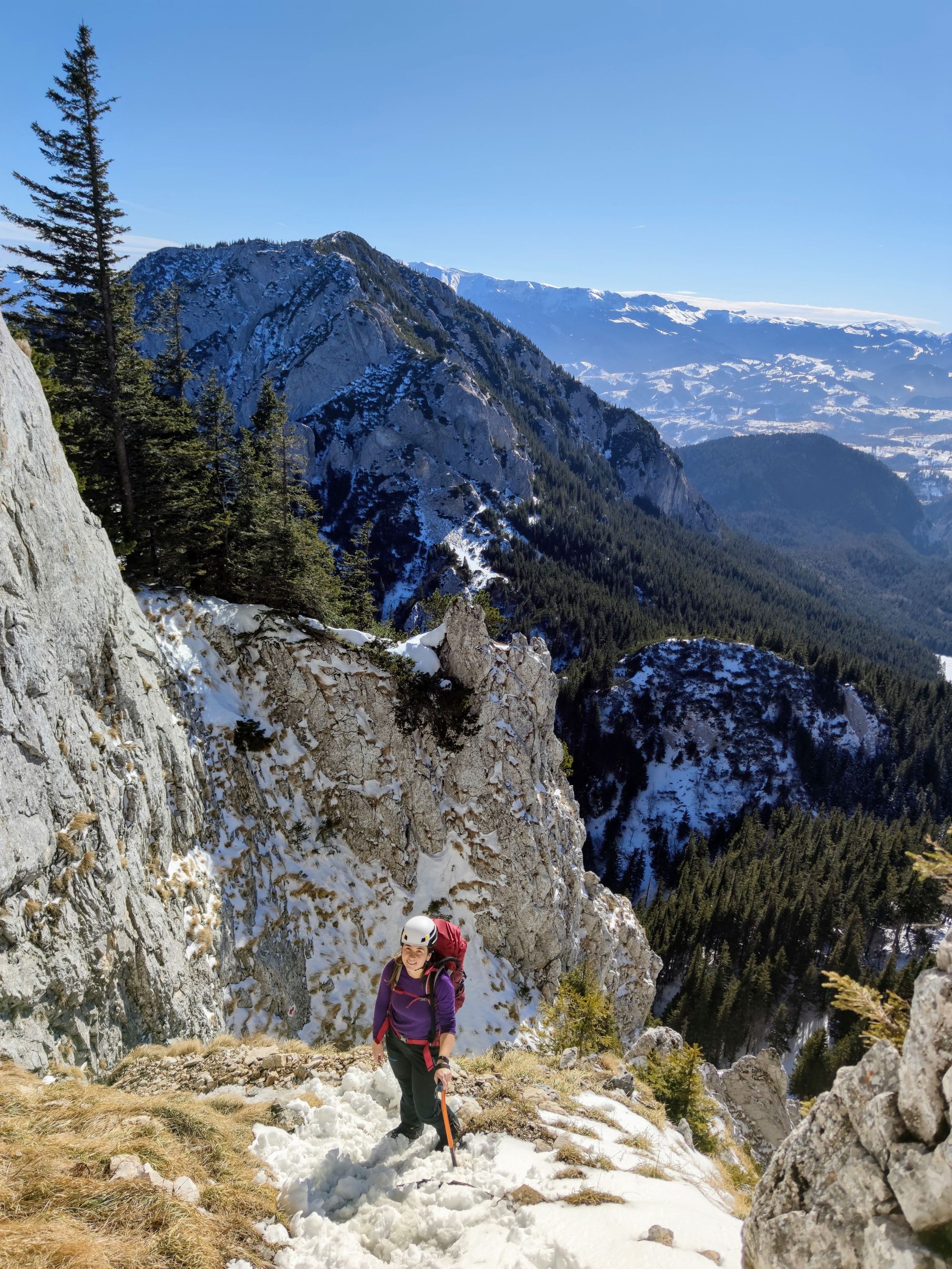 Piatra Craiului: creasta nordică iarna