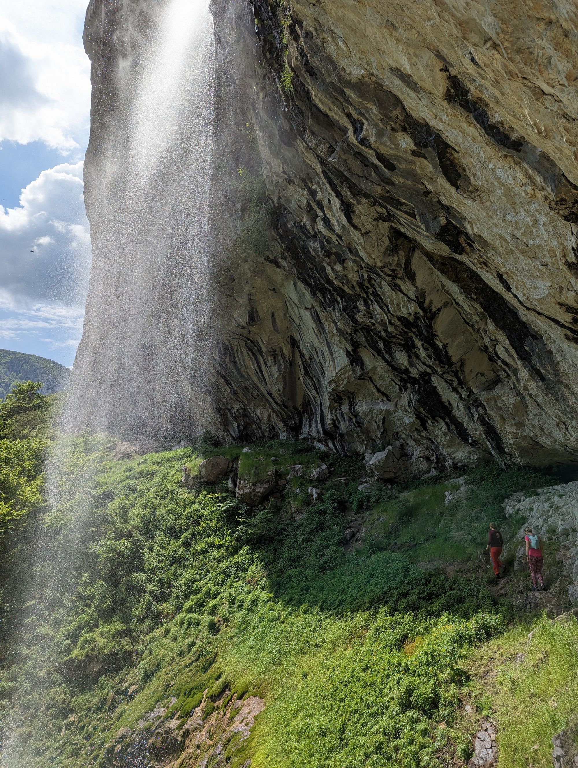 Cascada Vânturătoarea, Munții Cernei