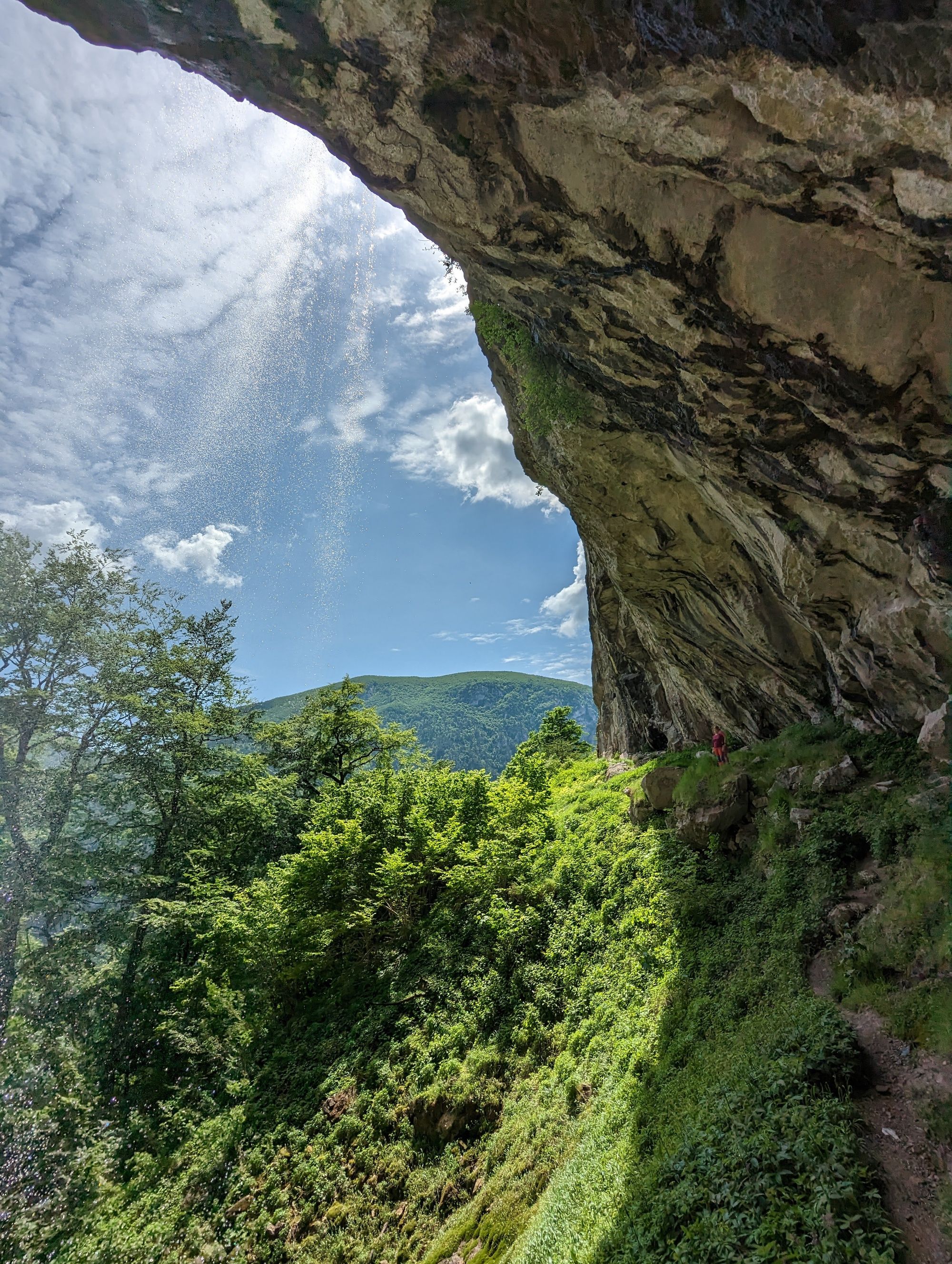 Cascada Vânturătoarea, Munții Cernei